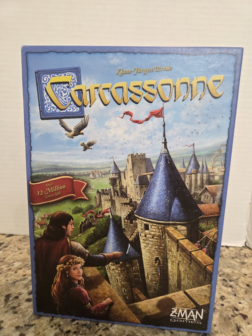 Z-man Games Carcassonne Board Game Includes Mini Expansion River + The Abbot